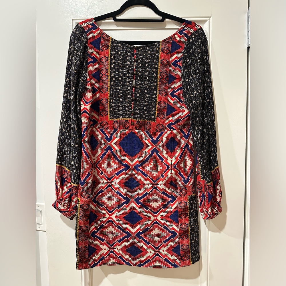 Open Back Patterned Dress Twelfth Street by Cynthia Vincent Size 0/2